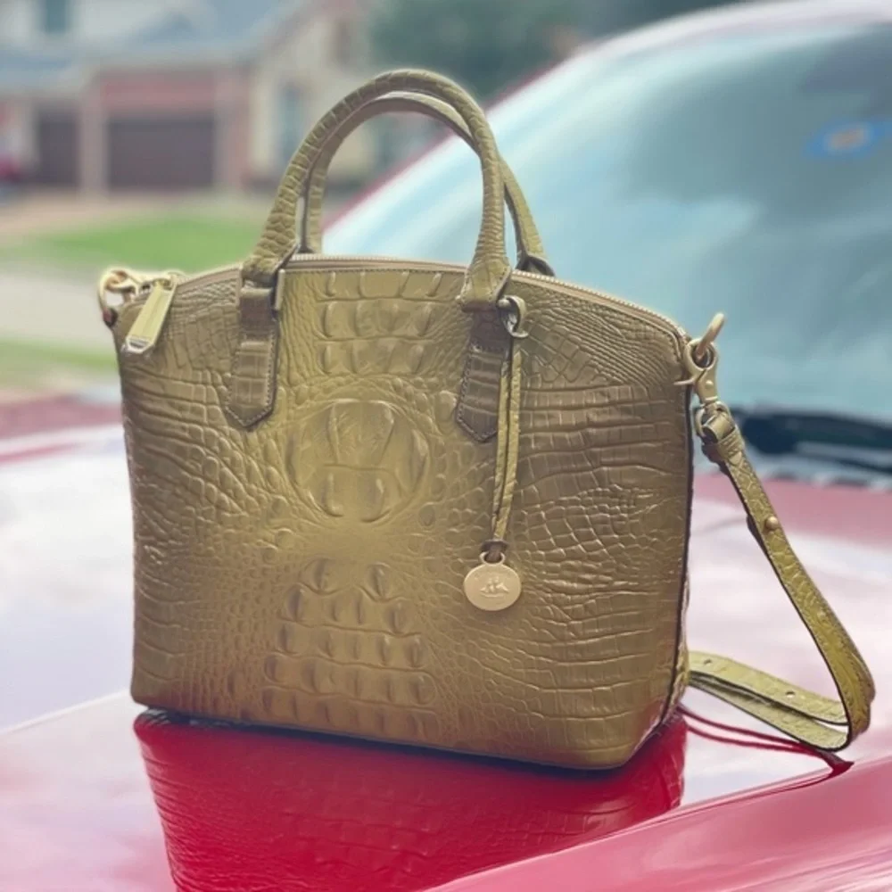 Brahmin M Duxbury Satchel in Artichoke Melbourne